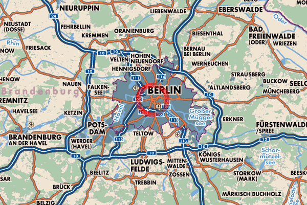 berlin térkép Német térkép   Berlin térképei berlin térkép