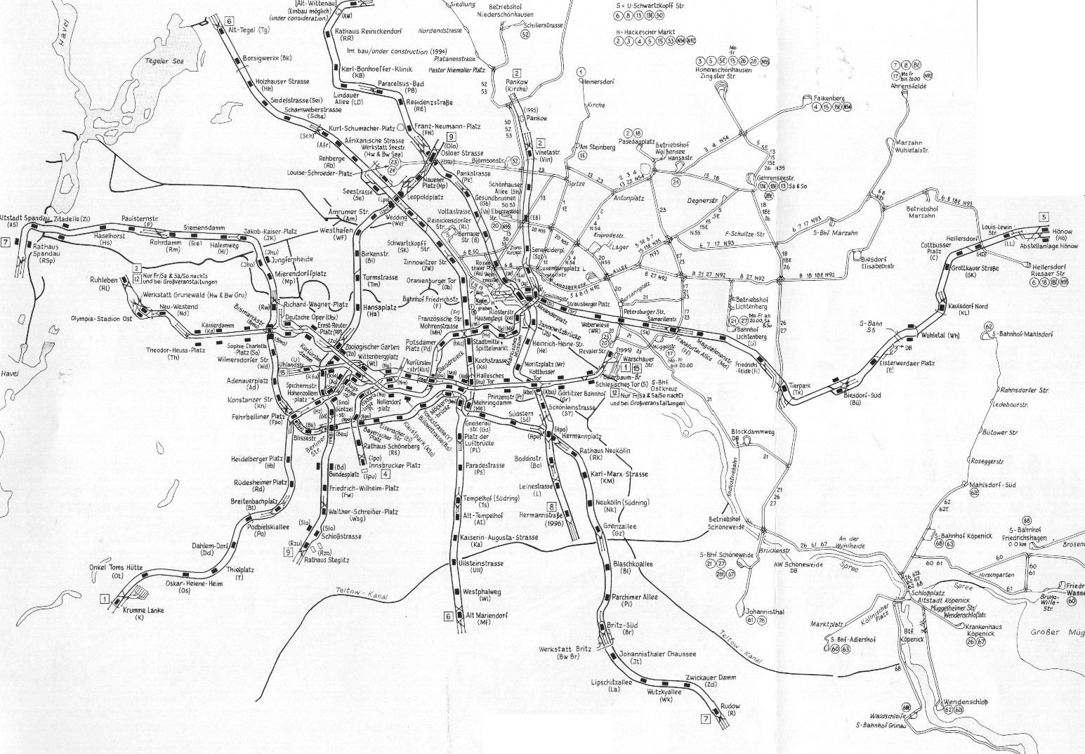 Urbanrail Net Europe Germany Berlin U Bahn